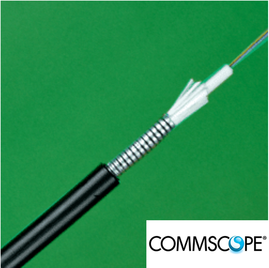 6-Cores-9-125-um-SM-Fiber-Optic-Outdoor-Armored-Cable-AMP-NETCONNECT