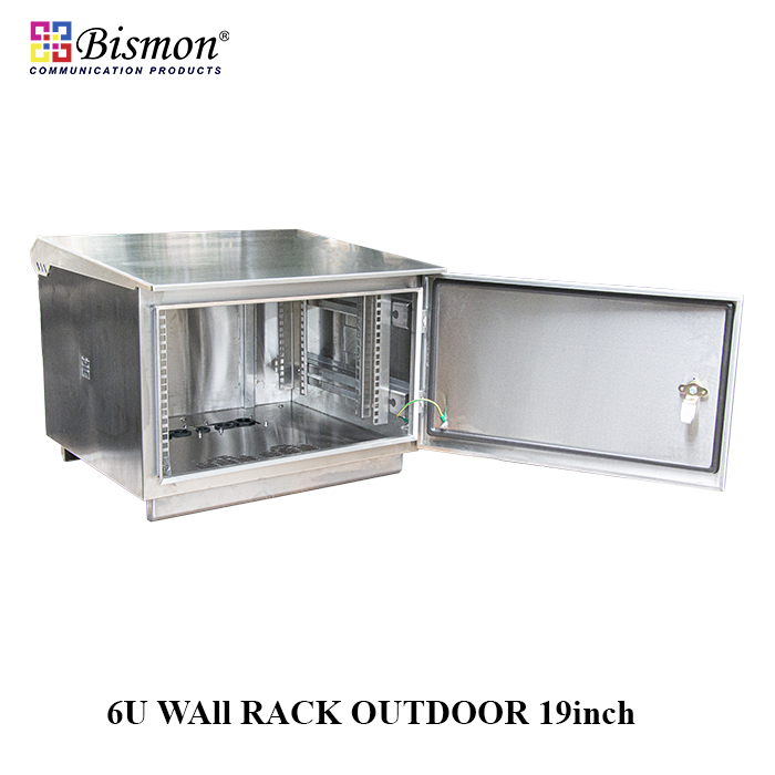 19-Wall-Rack-6U-Outdoor-Cabinet-60cm-Stainless-Steel