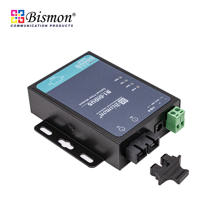 Industrial-converter-RS485-422-232-to-fiber-optic-Single-mode-20KM-SC-Connector-Dual-Core
