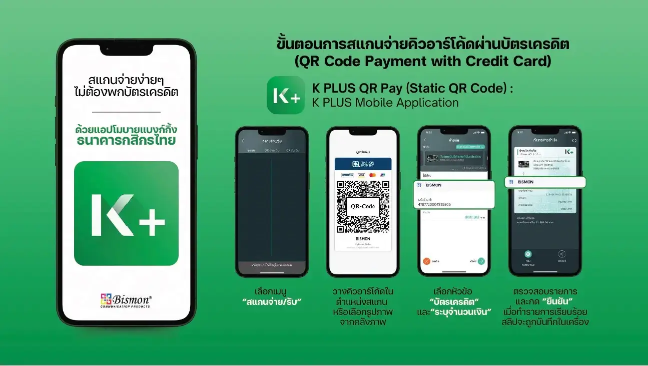 QR Code Payment with Credit Card