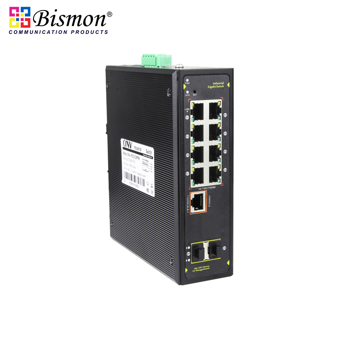 Full-gigabit-10-port-managed-industrial-Ethernet-fiber-switch