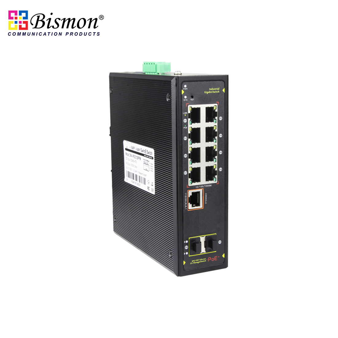 8Port-10-100-1000M-PoE-with-2SFP-Gig-L2-managed-industrial-Switch