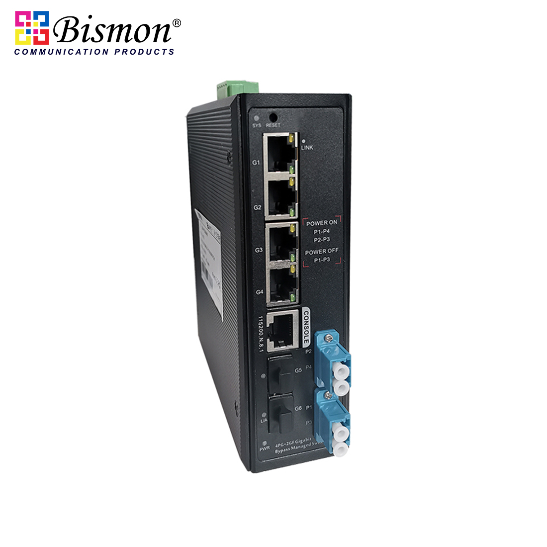Full-gigabit-6-port-managed-bypass-industrial-Ethernet-switch
