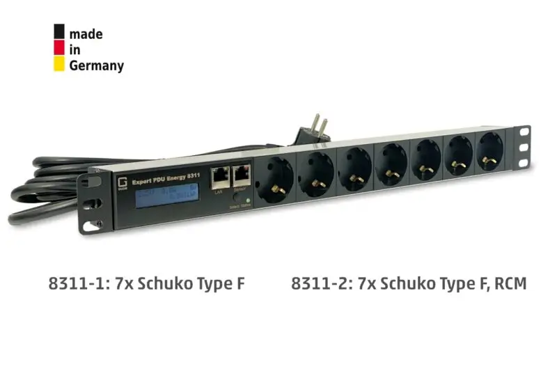 7-fold-metered-PDU-socket-type-F-RCM-16A