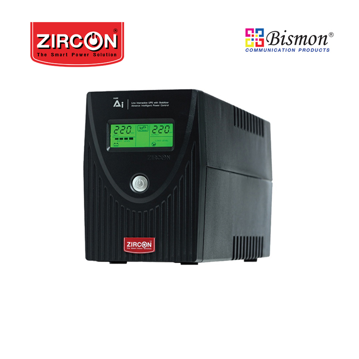 Zircon-Line-Interactive-UPS-A-i-1000VA-630W-Eco-Design-12V9AH-Tower-type