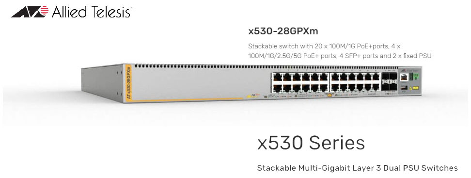 x530-28GPXm-Stackable-switch-with-20-x-100M-1G-PoE-ports-4-x-100M-1G-2-5G-5G-PoE-ports-4-SFP-ports