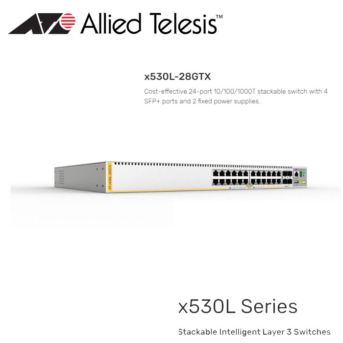 Allied-Telesis-24-port-100-1000T-stackable-L3-switch-with-4-SFP-ports