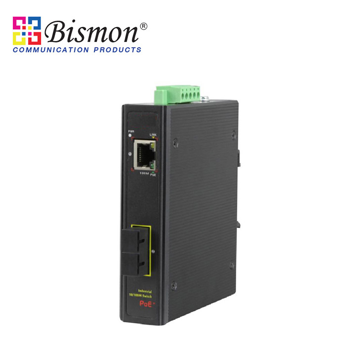 6 Port Fiber Switch 10/100 RJ45 to 2 Fiber Port, Singlemode 25km