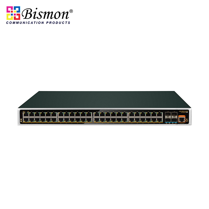 1U-Rack-48-Port-100-1000Base-T-POE-4SFP-1GB-10GB-Industrial-Switch-Managed-L2