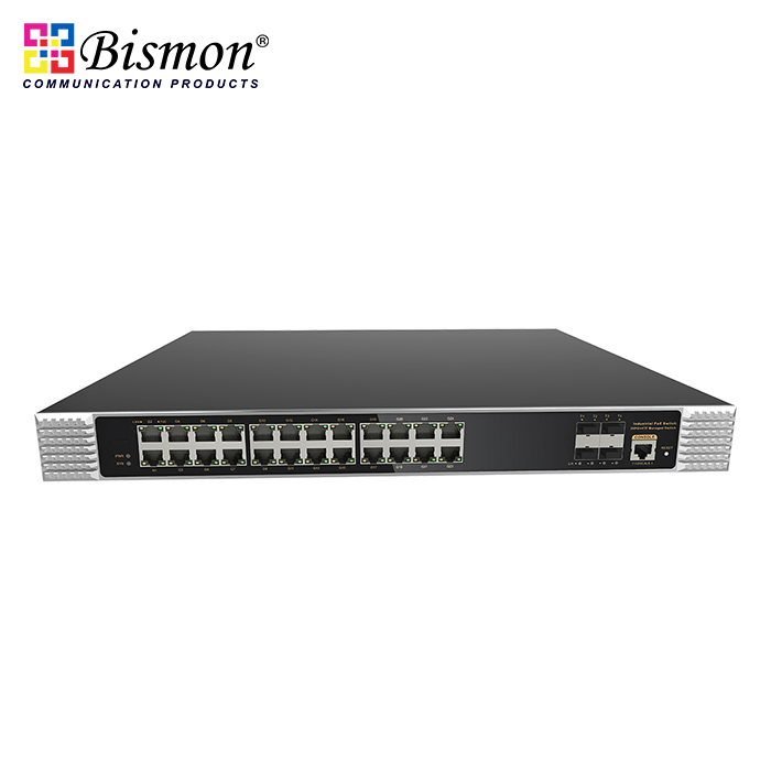 24-10-100-1000Base-T-PoE-4-1-10G-SFP-Uplink-L3-managed-industrial-Switch-PoE-af