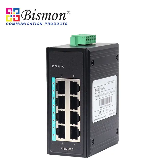 8-Port-Gigabit-DIN-Rail-Unmanaged-Industrial-Ethernet-Switch