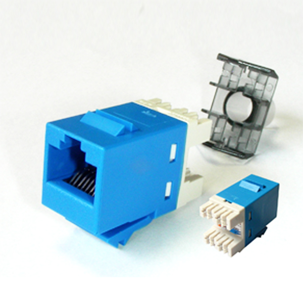 (Commscope)Cat.6 Modular Jack RJ45 SL Series,Blue color ... cat 6 jack wiring 