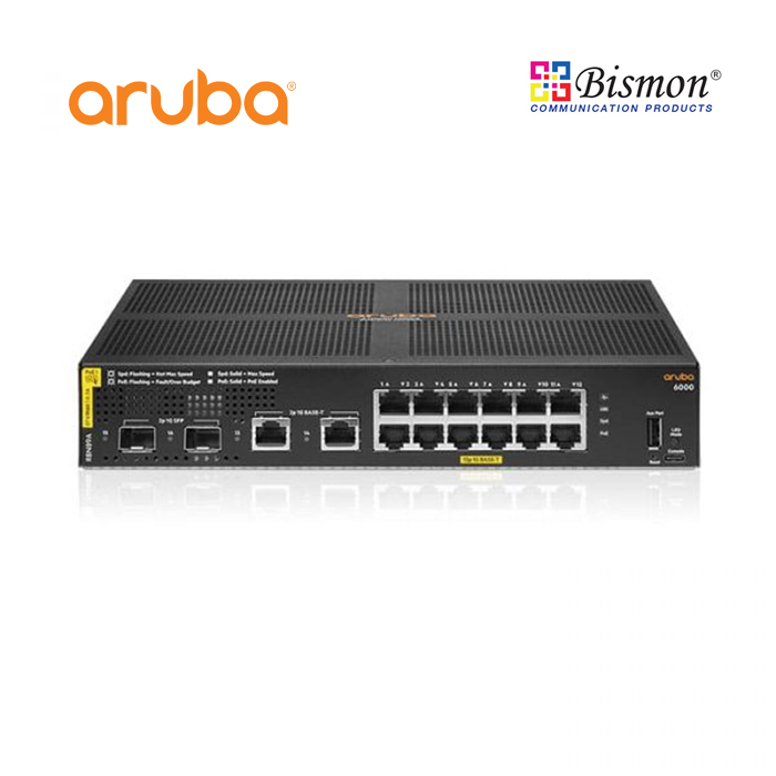 Aruba-R8N89A-6000-12G-CL4-2SFP-139W-Switch