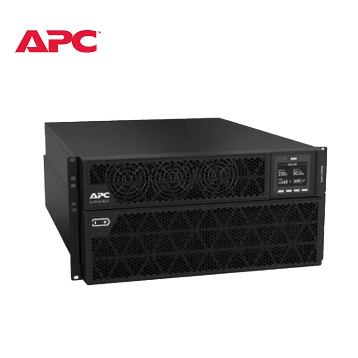 APC-Smart-UPS-On-Line-10kVA-10kW-Rack-Tower-230V-2x-IEC-C13-1x-IEC-C19-Hard-wire-3-wire-H-N-E-outlets-Network-Card-W-O-rail-kit