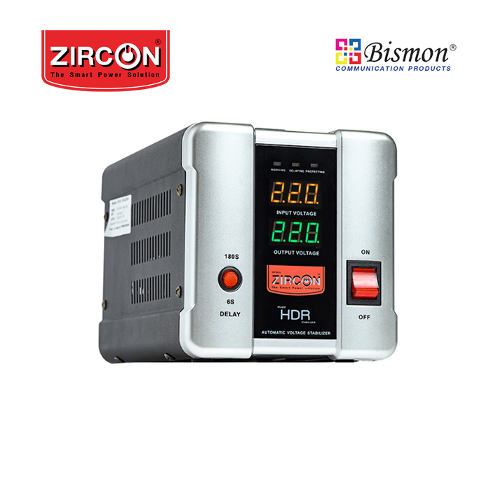 Zircon-เครื่องปรับแรงดันไฟฟ้าอัตโนมัติ-Automatic-Voltage-Stabilizer-AVS-รุ่น-HDR-10000VA-8000W