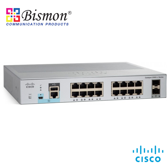 Catalyst 2960L 16 port GigE, 2 x 1G SFP, LAN Lite - BISMON | All