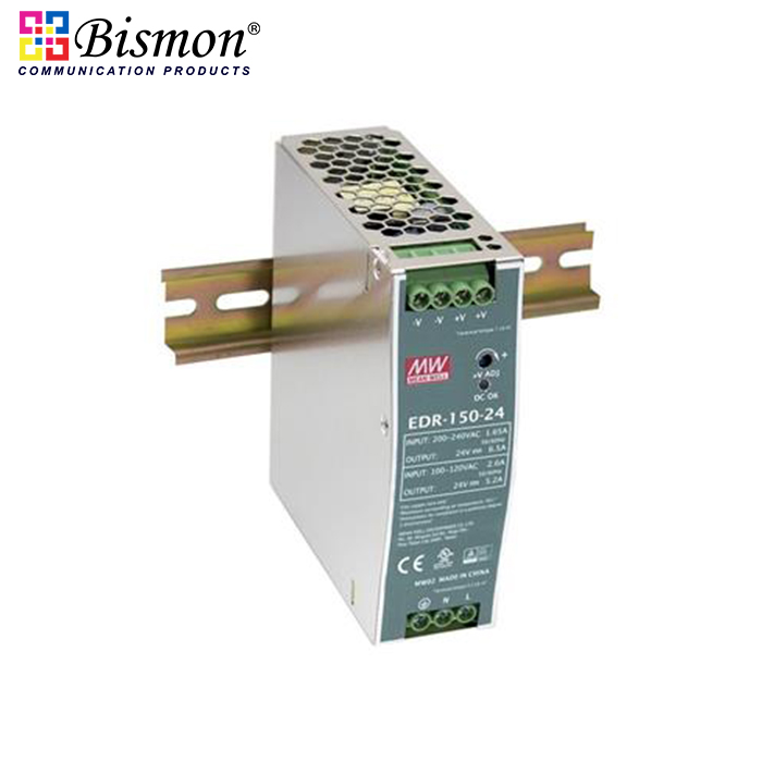 Meanwell-Industrial-DIN-Rail-Power-adapter-150W-Single-Output-Industrial-DIN-RAIL-EDR-150-24