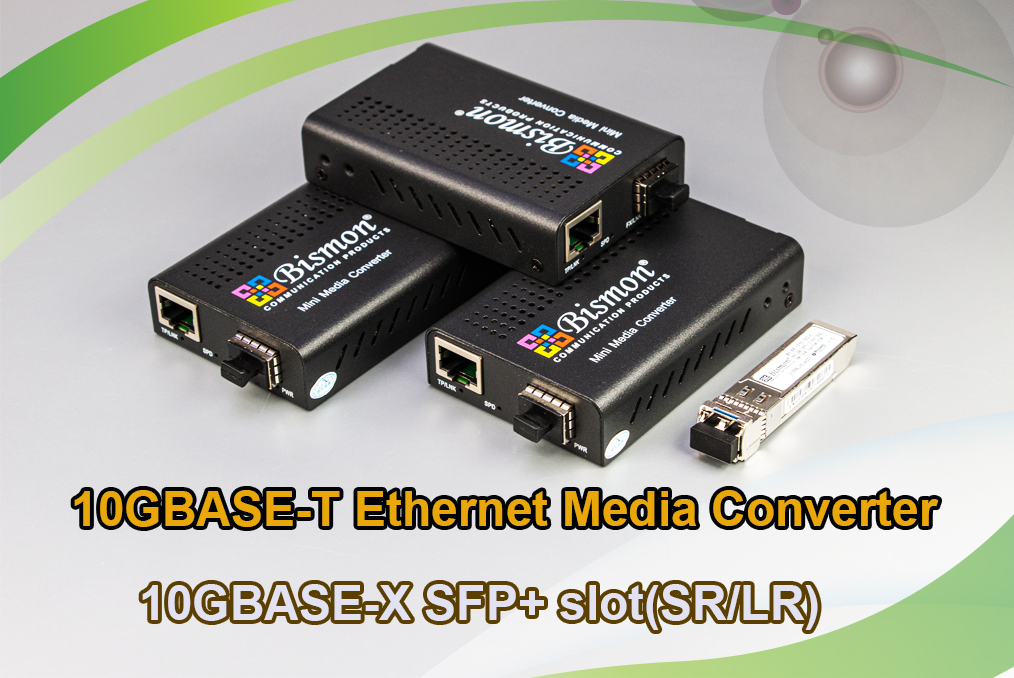 10G RJ45 10GBase-T Ethernet to 10GBaseX SFP+ Slot Fiber Media Converter