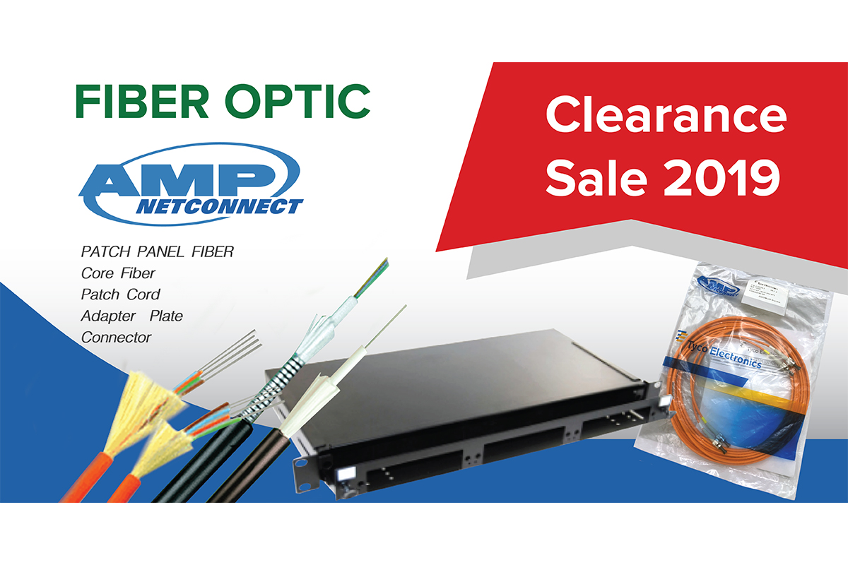 Clearance Sale Fiber optic AMP-Netconnect AUG 2019