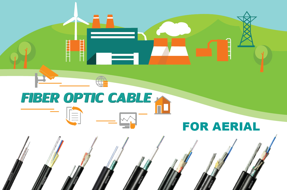 Fiber optic cable  ชนิด แขวนอากาศ มีกี่ชนิด