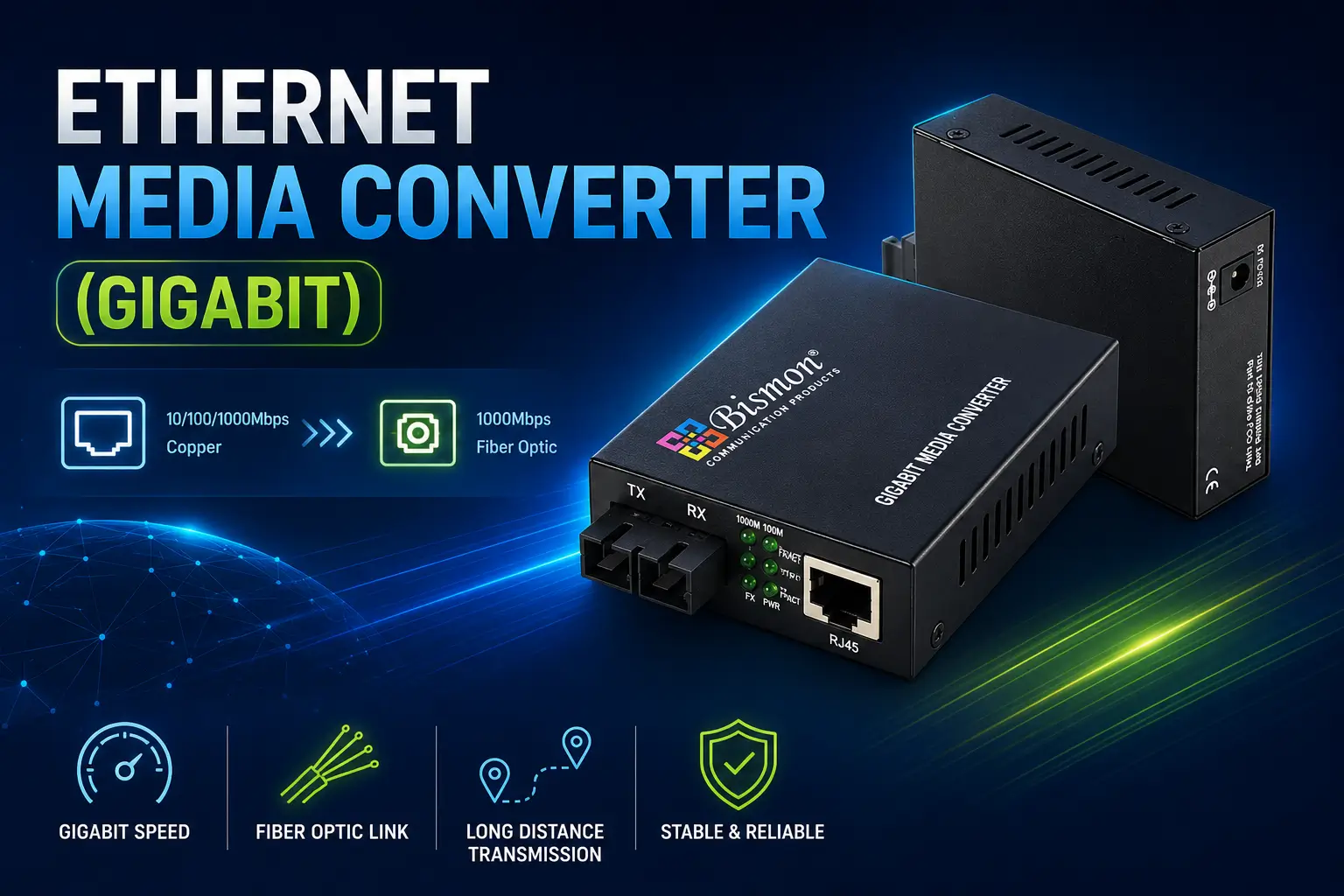 Ethernet Media Converter (Gigabit) คืออะไร?