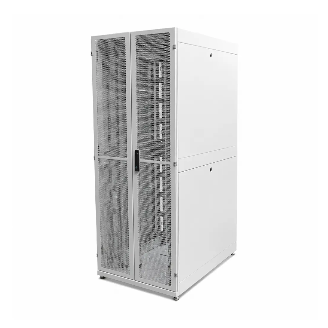 ตู้แร็ค BISMON 19 นิ้ว สำหรับ Data Center สี RAL 7035 ประตูหน้าบานคู่