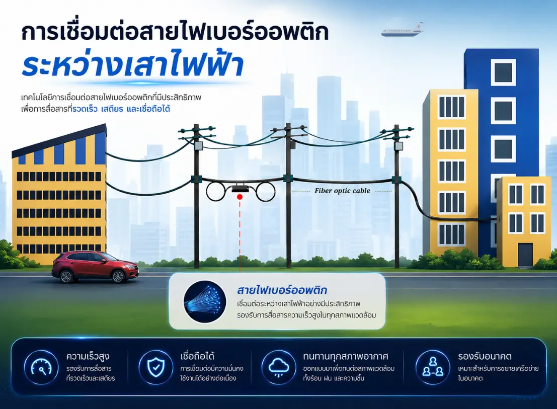 บริการ Fusion Splice & OTDR Test ทั่วไทย โดยทีมช่างมืออาชีพ