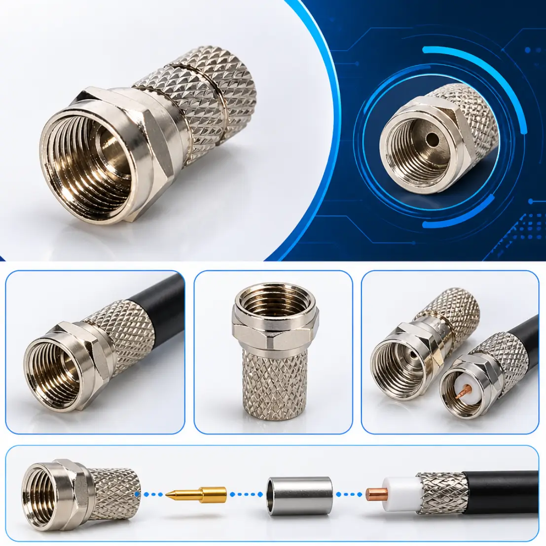 สาย Coaxial / สาย RG คืออะไร? มีกี่ชนิด ใช้กับงานอะไรบ้าง