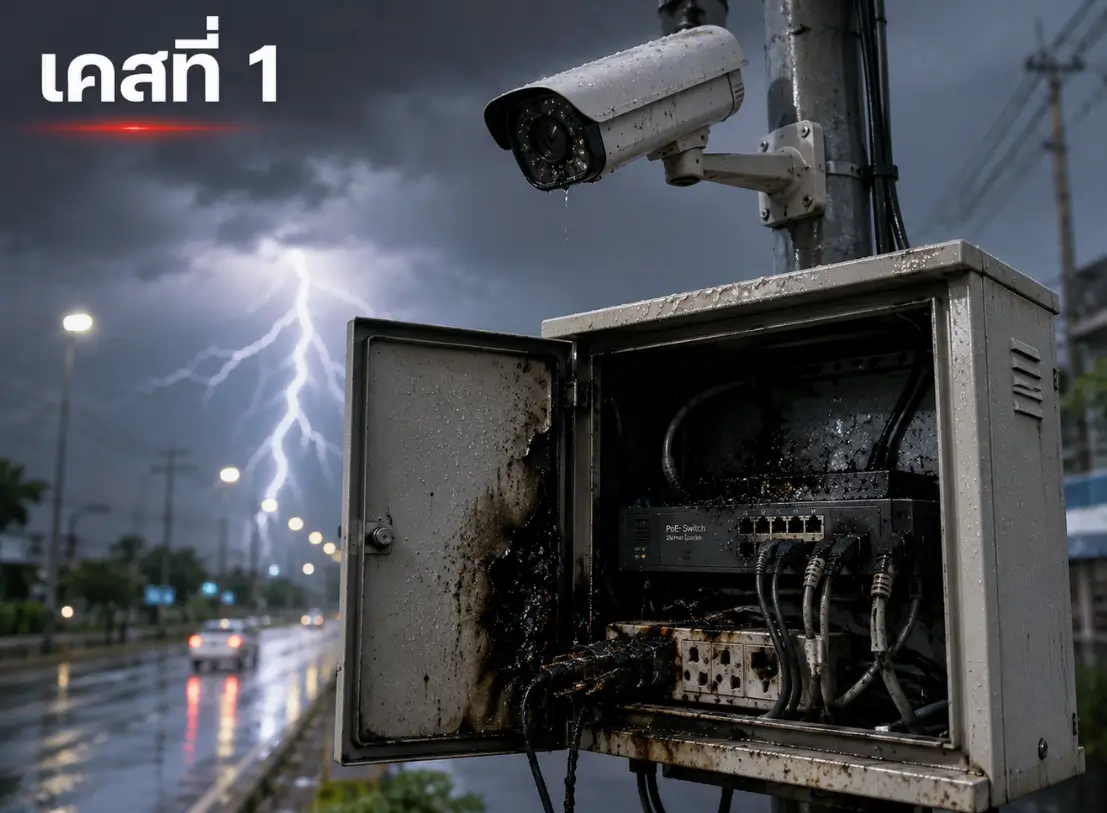 ทำไมระบบไฟฟ้าของไทยถึงทำลายอุปกรณ์ CCTV และ Network และวิธีหยุดวงจรเสียซ้ำซาก