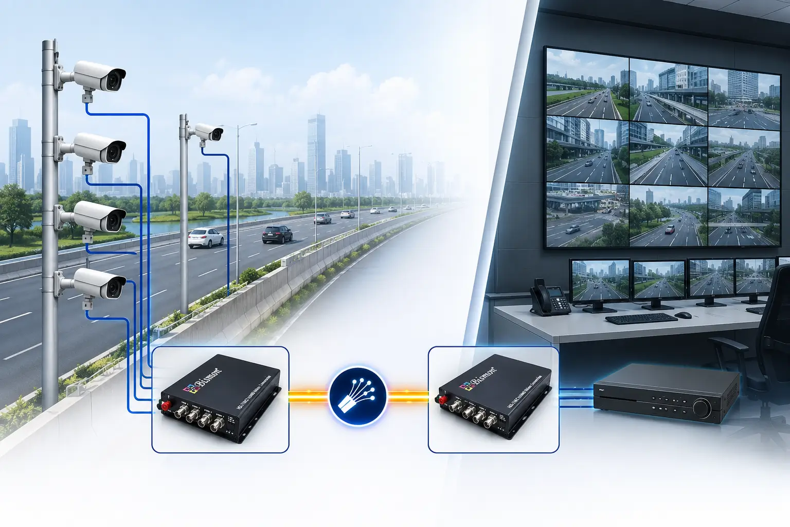 Fiber Optic Video Converter คืออะไร? ทำงานอย่างไร มีกี่ประเภท และเลือกใช้อย่างไรกับระบบ CCTV