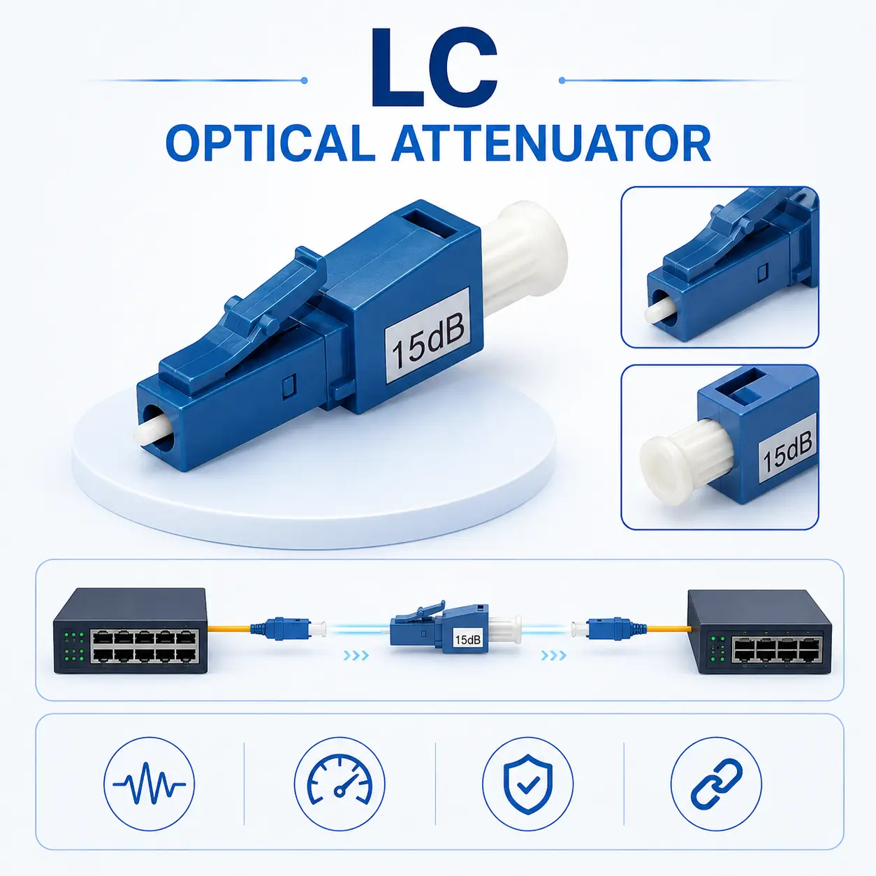 Optical Attenuator คืออะไร? คู่มือเลือกตัวลดทอนแสงสำหรับระบบ Fiber Optic Network