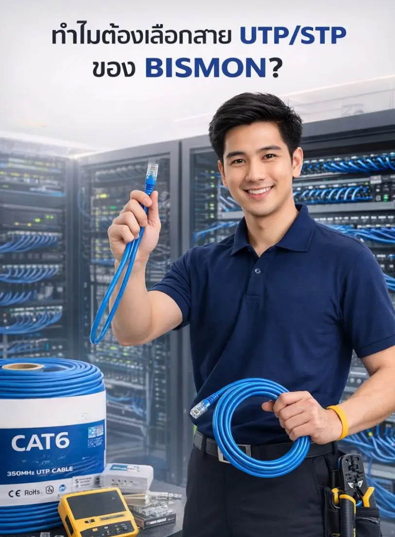 สาย UTP/STP คืออะไร? เลือกให้ถูกสำหรับงานระบบ