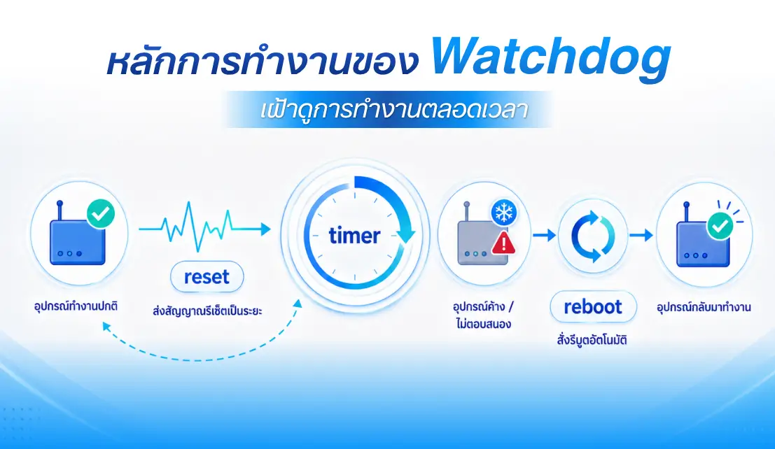 กล้อง/สวิตช์ค้าง ไม่ต้องปีนไปรีเซ็ตอีกต่อไป ด้วยฟีเจอร์ Watchdog