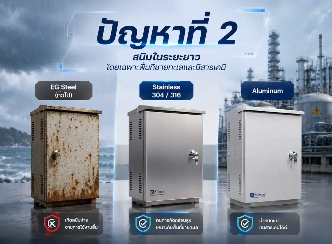 ทำไมตู้ Outdoor Cabinet ทั่วไปพังเร็ว