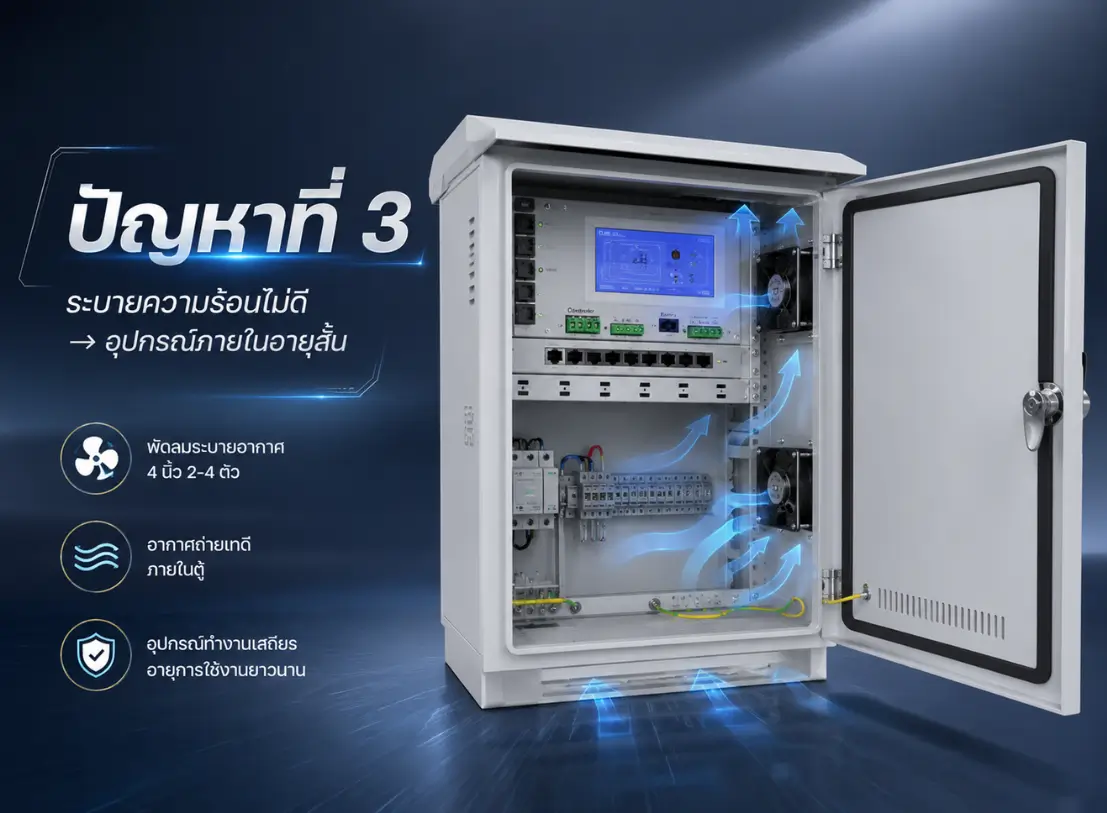ทำไมตู้ Outdoor Cabinet ทั่วไปพังเร็ว