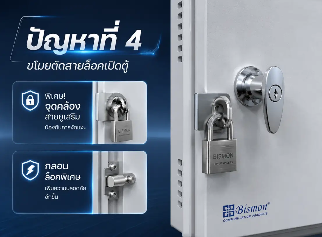 ทำไมตู้ Outdoor Cabinet ทั่วไปพังเร็ว
