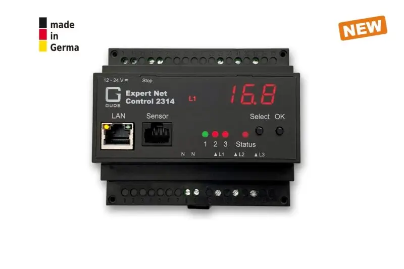 IP relay control with 3 channels and energy metering,3 Relaisausg?nge (16 A), 1 sensor connector