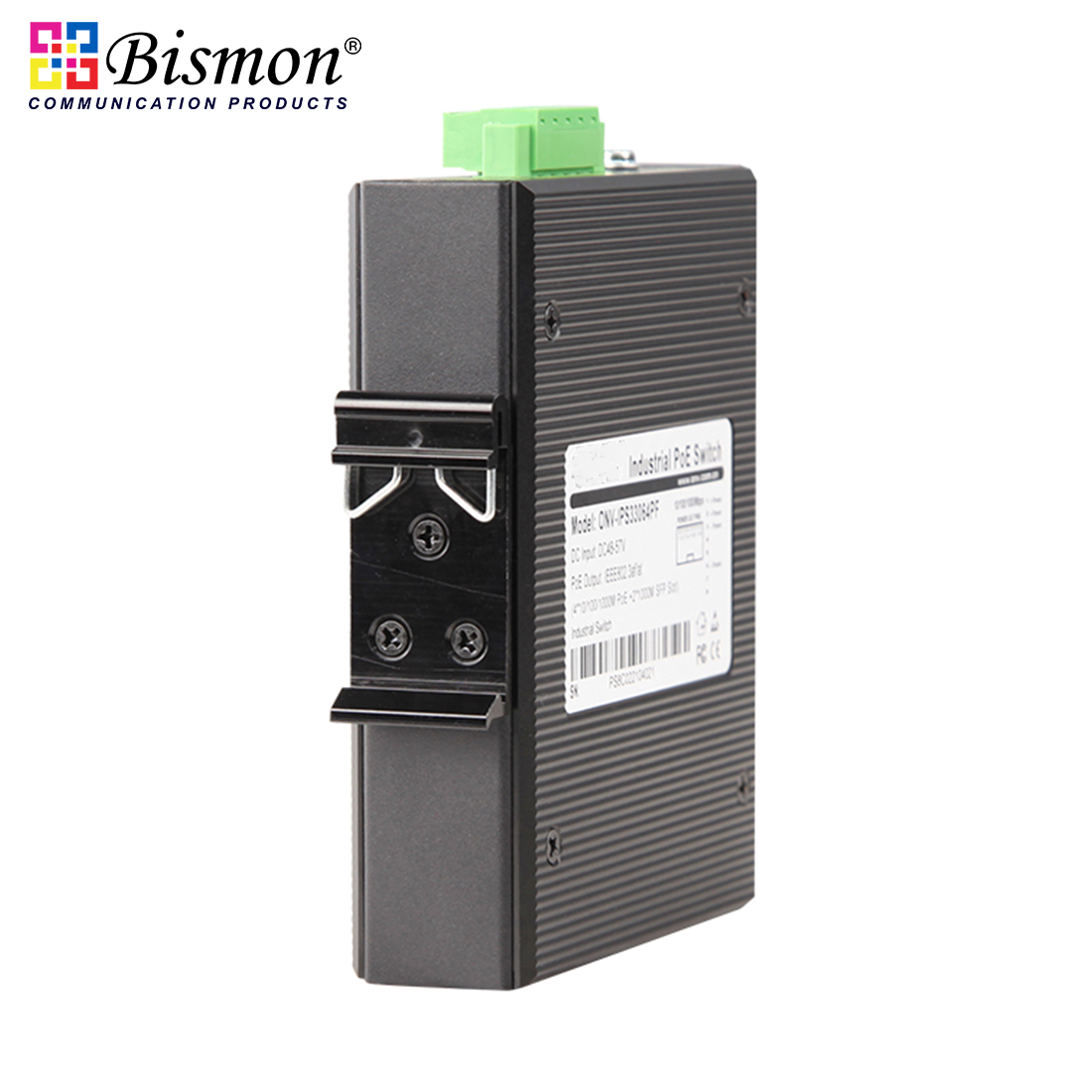 10/100M 5-port bt industrial PoE fiber switch