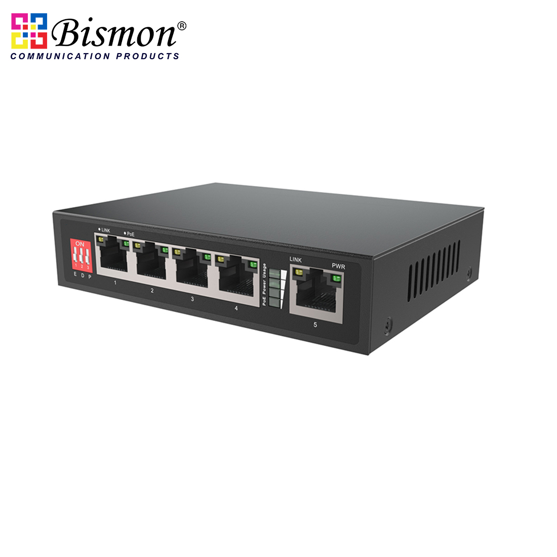 10/100M 5-port AI PoE switch