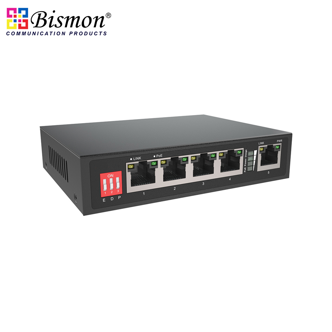 10/100M 5-port AI PoE switch