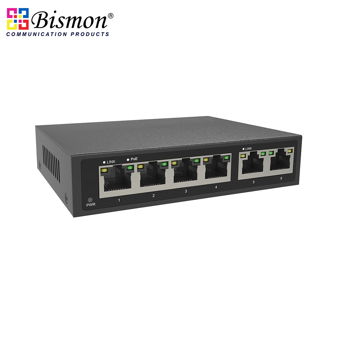 10/100M 6-port bt PoE switch