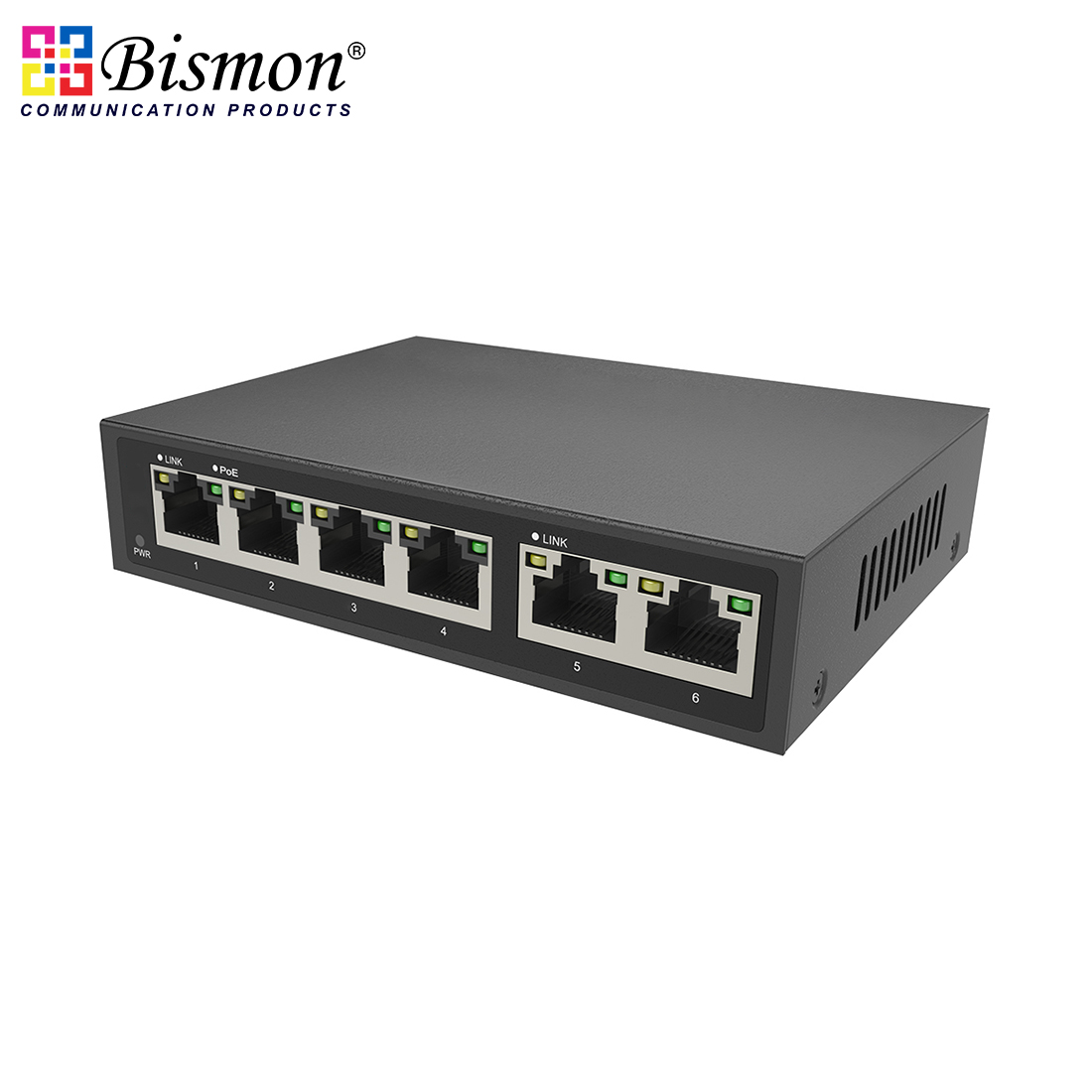 10/100M 6-port bt PoE switch