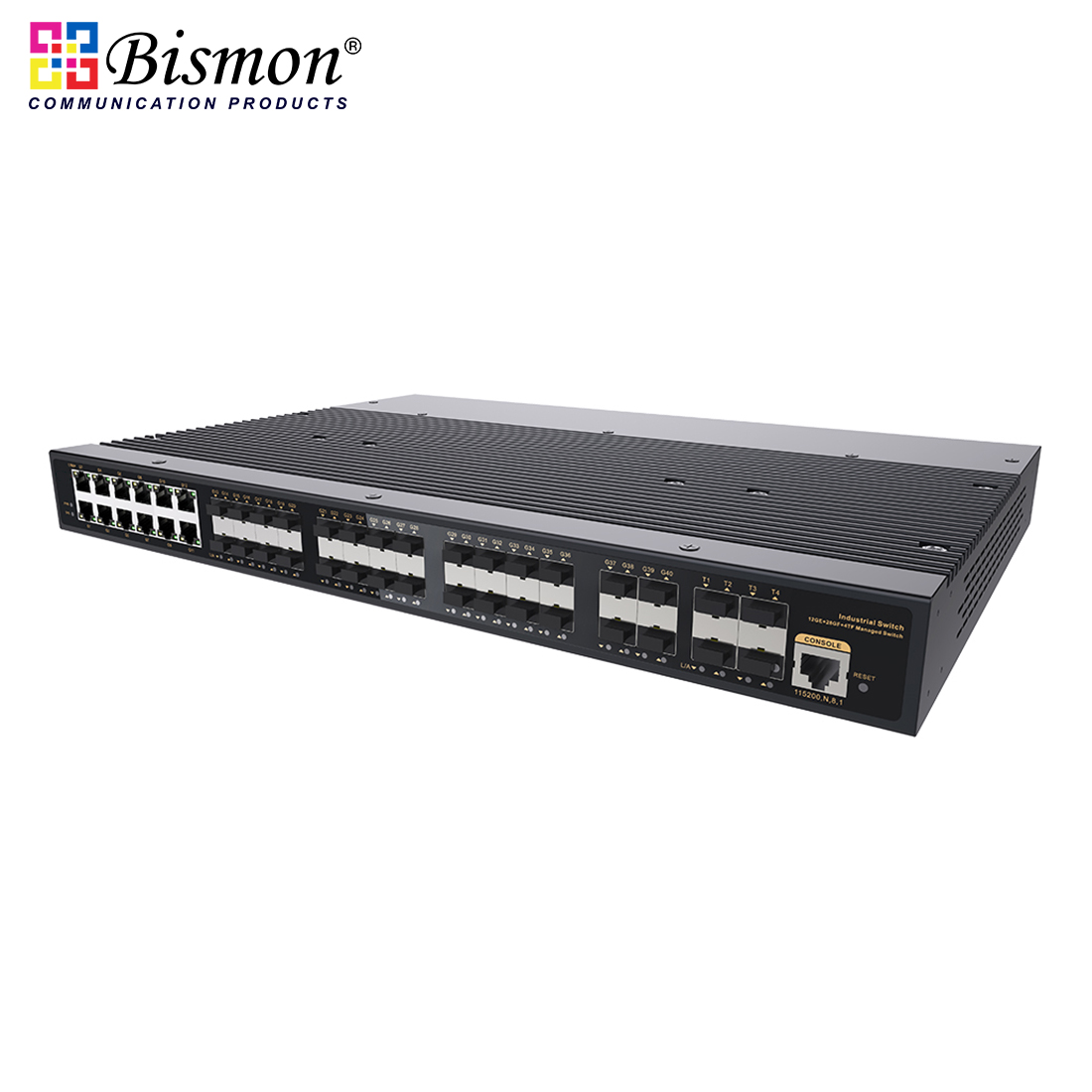 10G uplink 44-port L3 managed industrial Ethernet switch