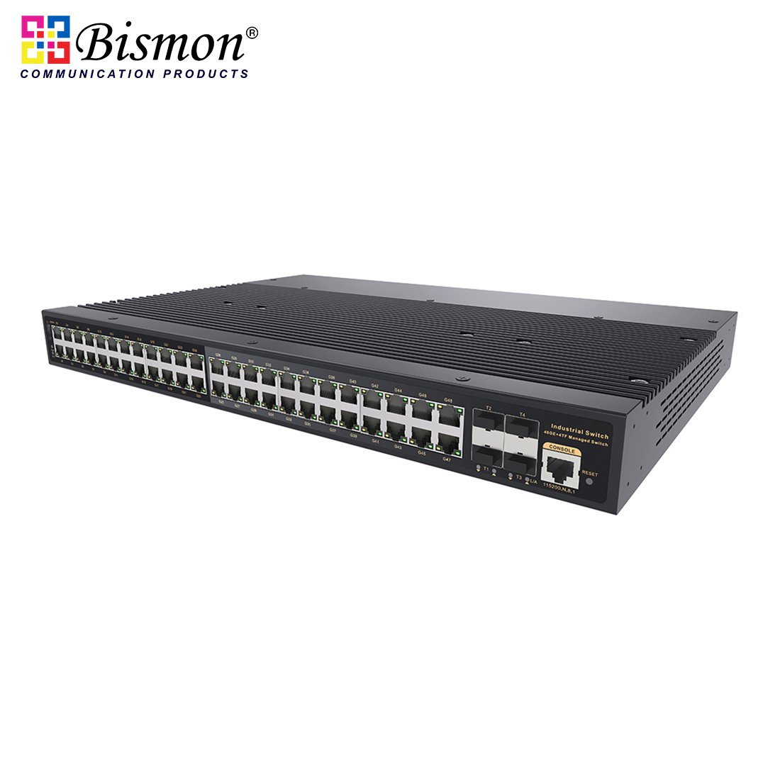 10G uplink 52-port L3 managed industrial Ethernet switch