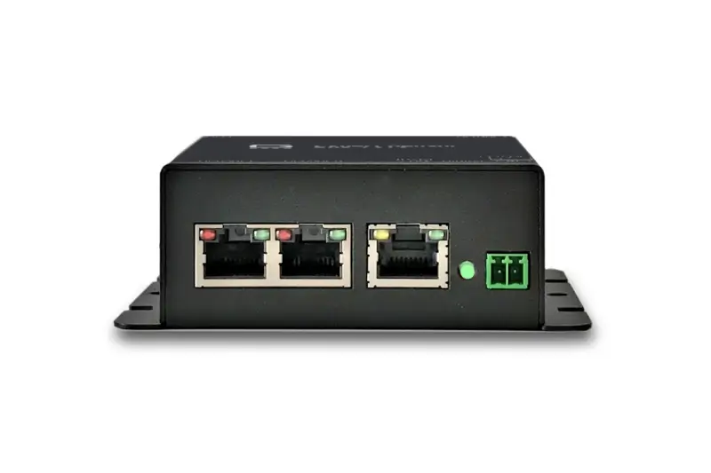 LAN temperature sensor, 2 sensor connectors monitoring (PoE)
