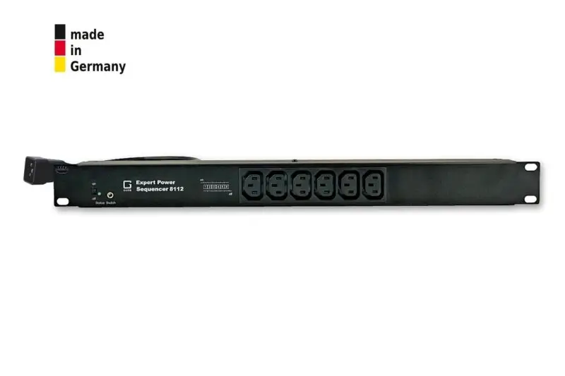 6-fold switched Power Sequencer IEC,16 A, 6 x IEC C13