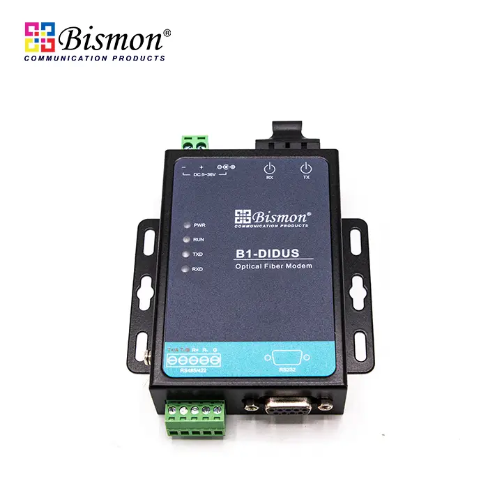 RS485 RS232 RS422 to Fiber Optic Converter (Industrial Grade, 20KM, SC)