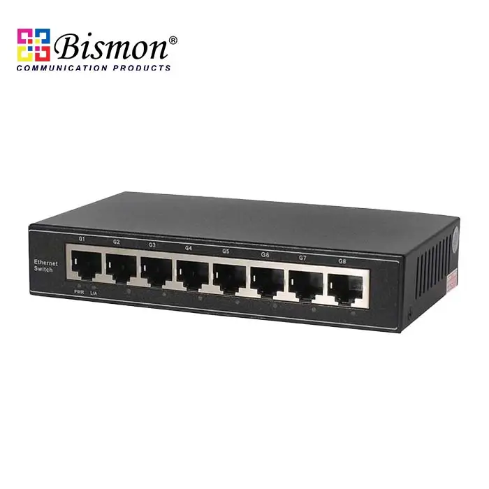8*10/100/1000M RJ45 Port Network Switch Unmanaged