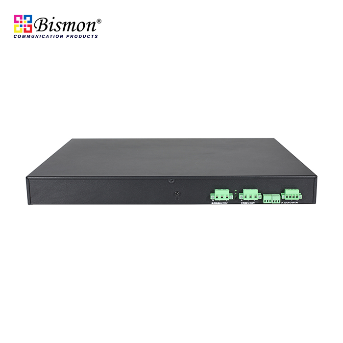 16Port PoE(at:25.4W) 10/100/1000Base-T+4SFP 1G Managed L2 Industrial Switch 1U Rack(400W)