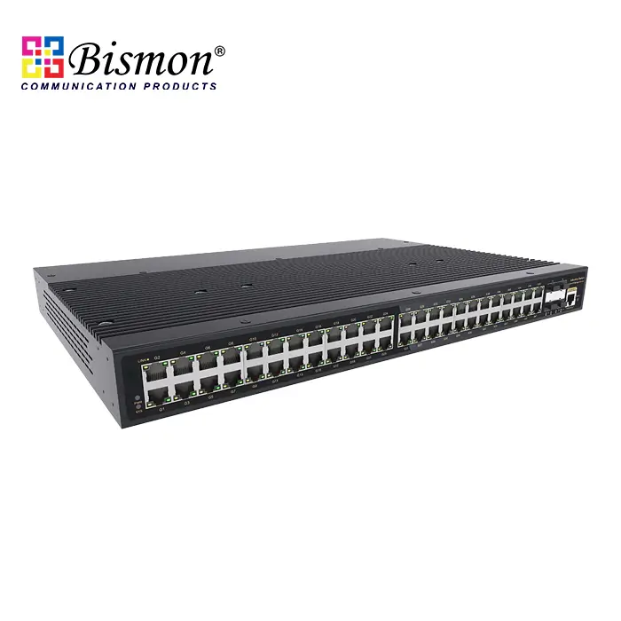 48*10/100/1000 RJ45 and 4*1/10G uplink SFP+ slot L2 managed 